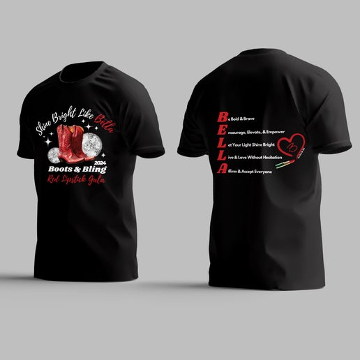 SBLB Red Lipstick Gala - Boots & Bling '24 Tee