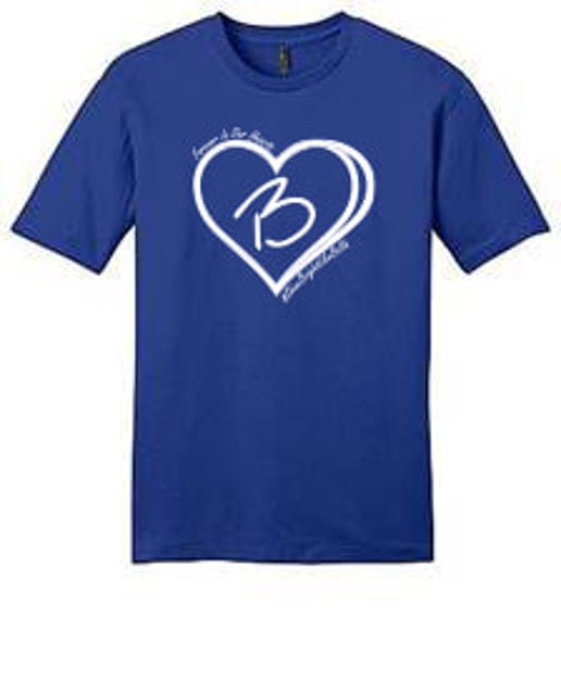 Shine Bright Like Bella Logo Tee - Blue