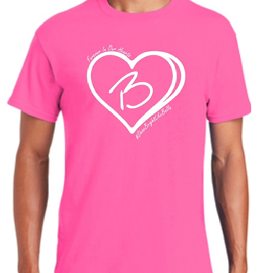 Shine Bright Like Bella Logo Tee - Pink